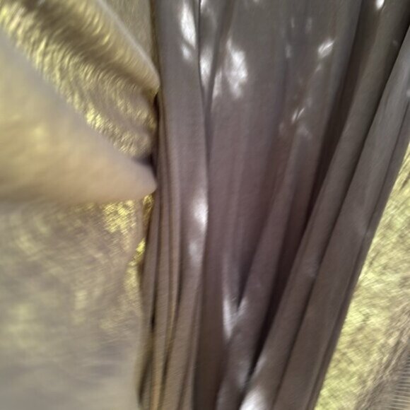 [New] Indigenous Designs (M) Faeries Dance Organic Gray-White Ombré Maxi Dress - Picture 6 of 9